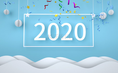 鼠年新年字体背景图片_鼠年创意文字2020