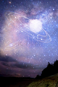 壁纸星空宇宙背景图片_梦幻通用星空银河星系