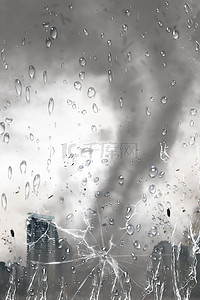 大雨天气背景图片_暴雨天气防洪救灾海报背景