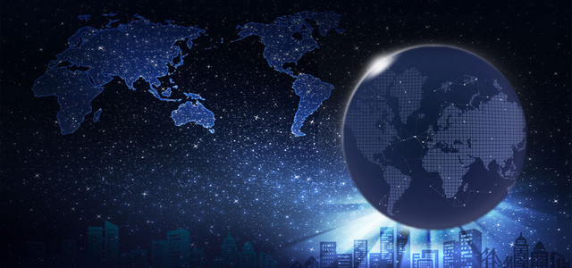 全球化科技信息背景banner