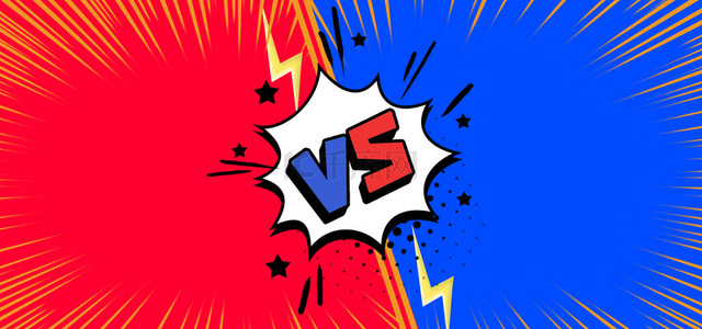比赛对决pk对决vs决斗比赛pk对决爆炸框拳头蓝色简约背景pk对决发光字