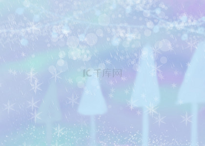 蓝紫冬季glitter背景