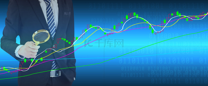 创意合成电子科技背景图片_创意合成股票金融背景