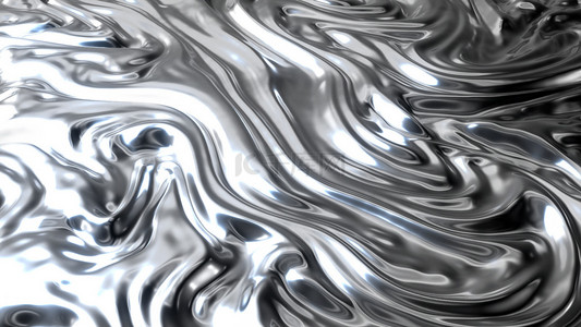 c4d金属流体背景