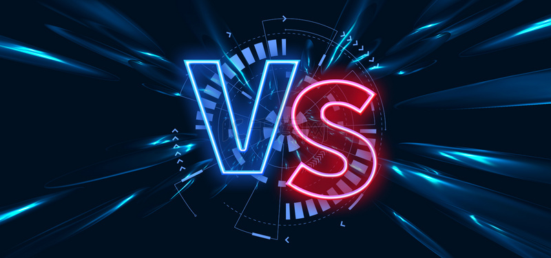 比赛pk背景蓝色vs光效比赛光