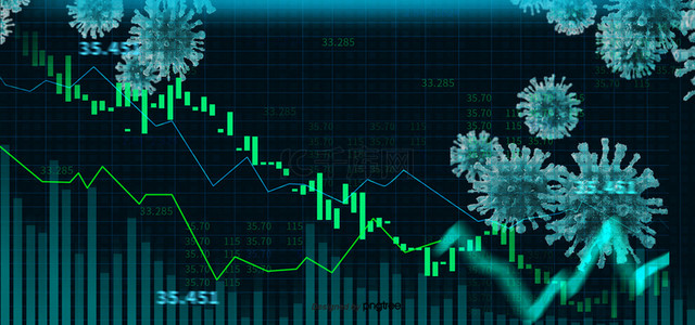 财务系统背景图片_新型冠状病毒肺炎导致的股市下跌