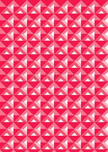 抽象红背景图片_艳丽简约抽象红色调几何无缝pattern背景