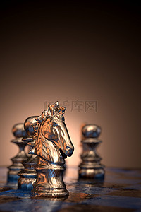 企业文化背景图片_c4d企业文化国际象棋
