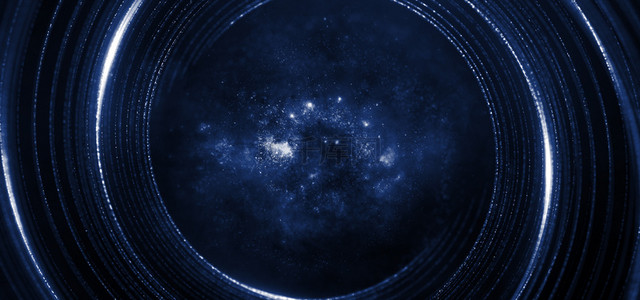 科技感粒子线条背景图片_蓝色科技粒子光线宇宙背景