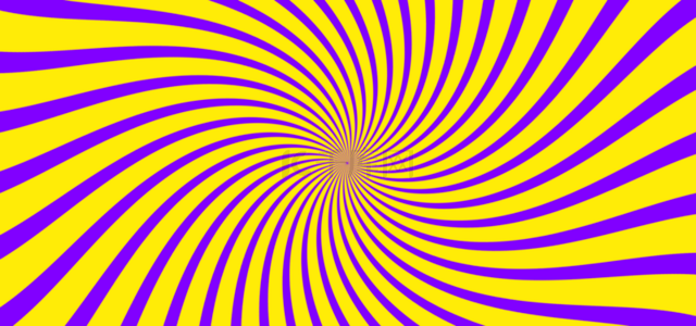 几何线条放射背景图片_黄色抽象螺纹背景