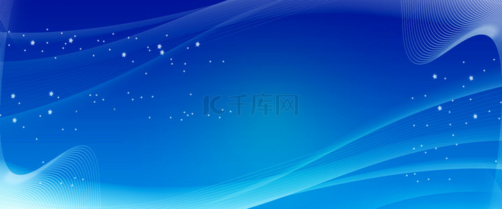 蓝色科技风背景背景图片_蓝色商务科技感banner背景