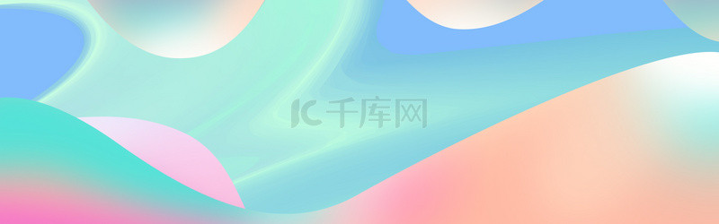 流体渐变电商简约背景图片_促销流体渐变颜色蓝色简约banner