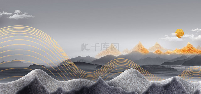 中式背景图片_中国风中式山水