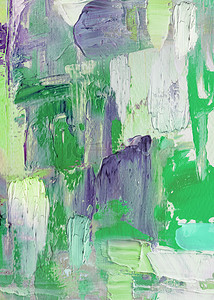 彩色油漆笔刷背景图片_蓝色和绿色混色抽象笔刷背景
