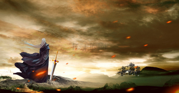 武侠背景图片-武侠背景素材图片-千库网