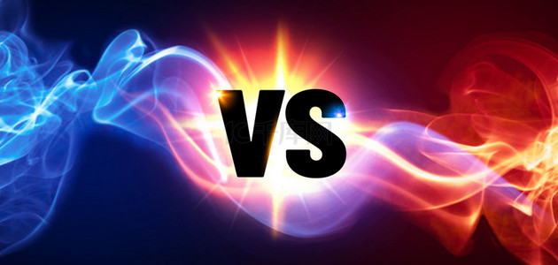 红领巾少先队员红色卡通背景比赛对决vs红蓝pk背景比赛对决vs色块背景