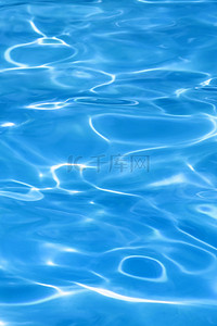 蓝色清凉一夏背景图片_夏天蓝色小清新水纹高清背景
