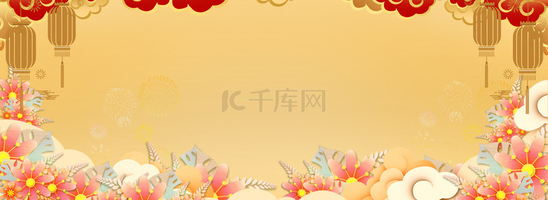 新春恭贺新春背景图片_质感中国春节广告背景