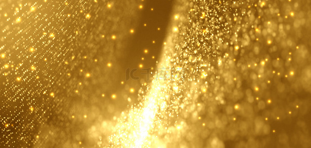 金色粒子光效背景素材