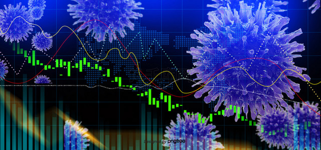 财务系统背景图片_新型冠状病毒导致的股市下跌