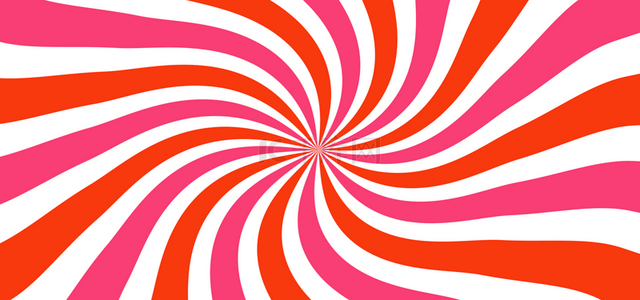 红色几何螺纹抽象背景