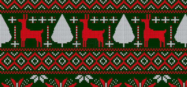 圣诞节针织格子高清背景