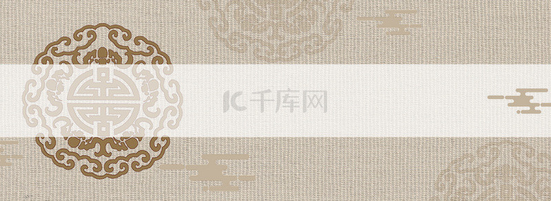 ppt标题框背景图片_古典花纹中国风边框