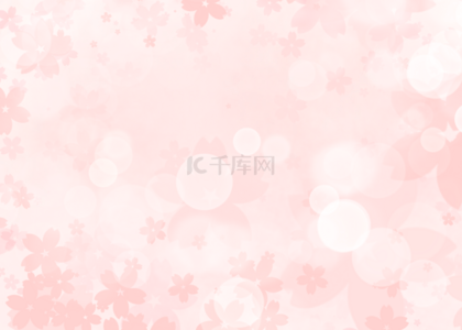 日本樱花节背景背景图片_樱花光斑背景