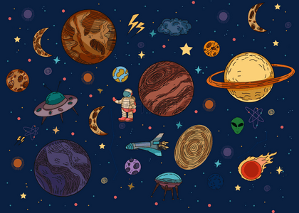 黄色星球的涂鸦