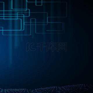 智能科技背景图片_蓝色科技创意智能科技背景