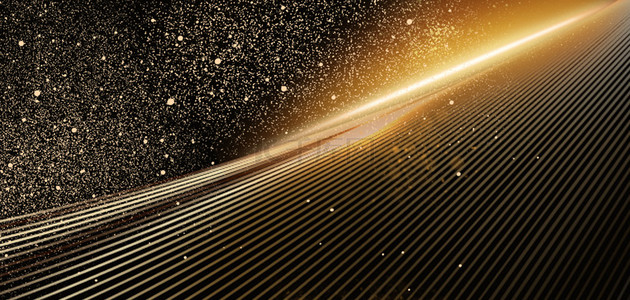 黑金粒子背景背景图片_科技粒子智能科技黑金科技背景