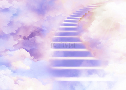 楼梯阶梯背景图片_heaven background彩色旋转阶梯