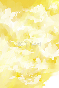 黄色质感云朵背景图