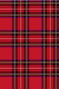 简约英伦风红色格子海报背景素材