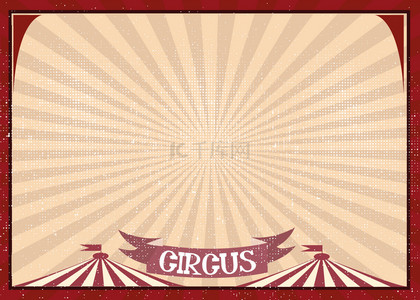 简单边框复古circus background