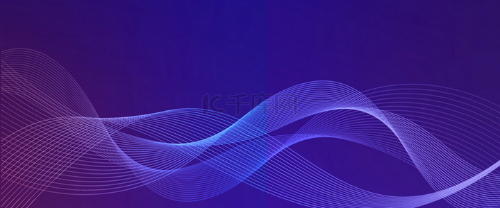 科技互联网会议背景图片_科技线条简约蓝色背景