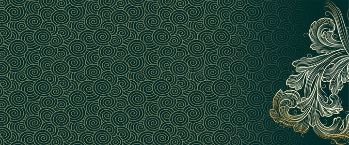 中式纹理海报banner