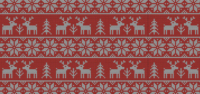 圣诞节素材背景图片_红色圣诞针织纹理背景素材