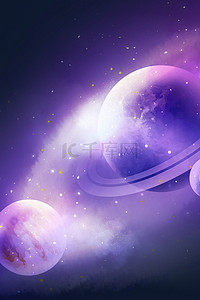 地球紫色背景图片_中国航天日地球紫色科技