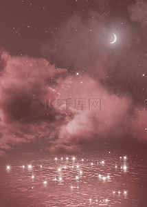 pink background粉色星光背景