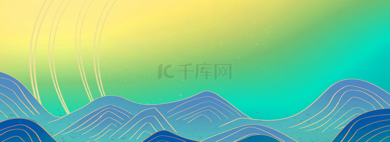 海浪背景图背景图片_古典中国风海浪背景图