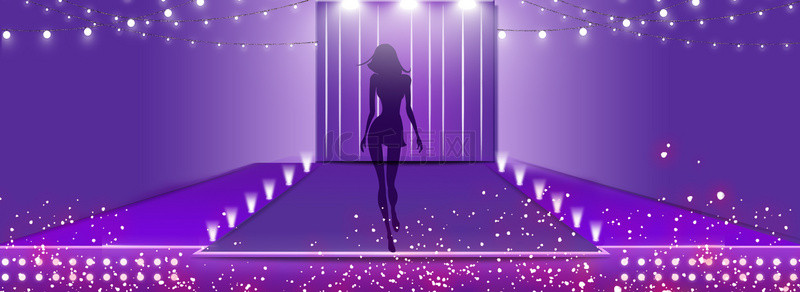 t台走秀模特大赛背景