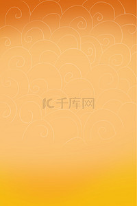 橙色简约纹理背景图片_橙色金色线条纹理中国风背景图