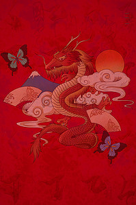 双十一海报红色背景图片_中国风国潮红色海报背景