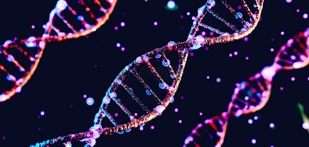 医疗DNA黑色科技背景