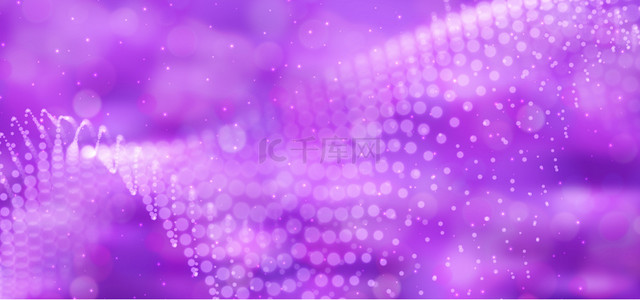 紫色抽象几何