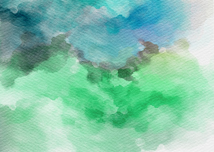 绿色和蓝色渲染色块抽象背景
