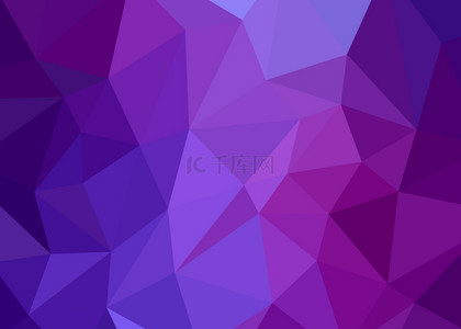 紫色多边形背景背景图片_紫色渐变低多边形背景