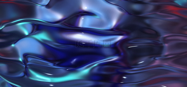 酸性金属背景图片_渐变抽象蓝青渐变抽象酸性金属渐变