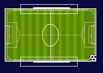 足球比赛场地球场背景